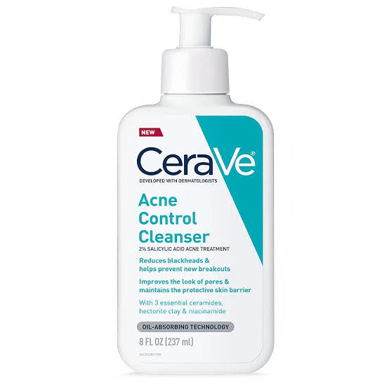 Cerave Acne Control Cleanser 2% SALICYLIC ACID ACNE TREATMENT 237ml